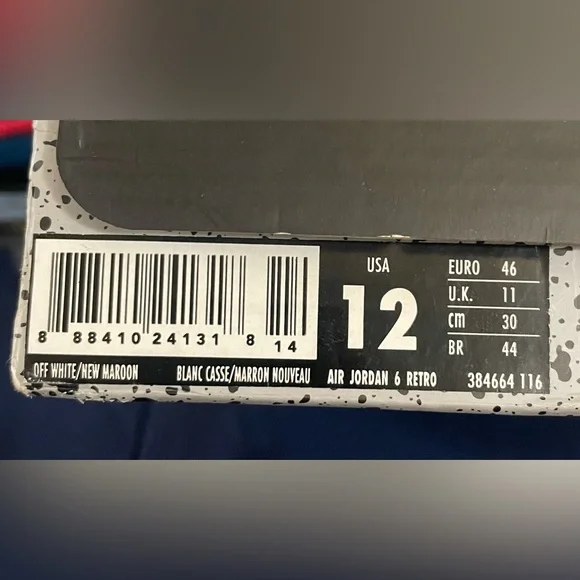 Jordan 6 Retro Maroon (2015) 💯 Authentic - Picture 2 of 12